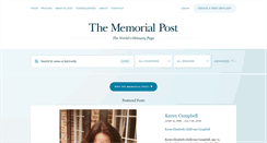 Desktop Screenshot of memorialpost.com
